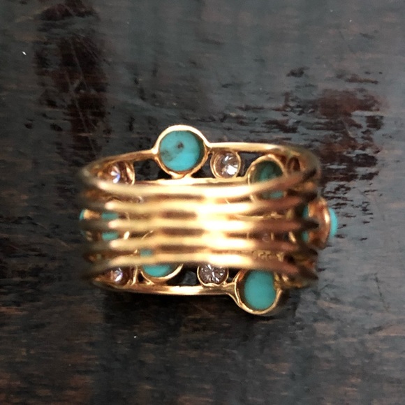 Ippolita Turquoise/Diamond Ring - Picture 3 of 8